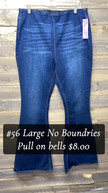 #56 LARGE NO-B BELL BOTTOMS