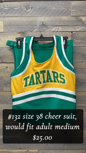 #132 SIZE 38 ADULT M/L CHEER SUIT