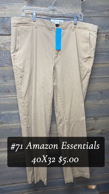 #71 40X32 AMAZON ESSENTIAL KHAKIS
