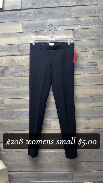 #208 S BLACK DRESS PANTS CROWN & IVY