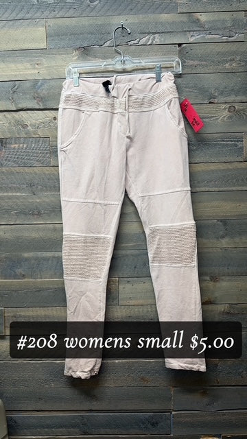 #208 SMALL TAUPE JOGGERS