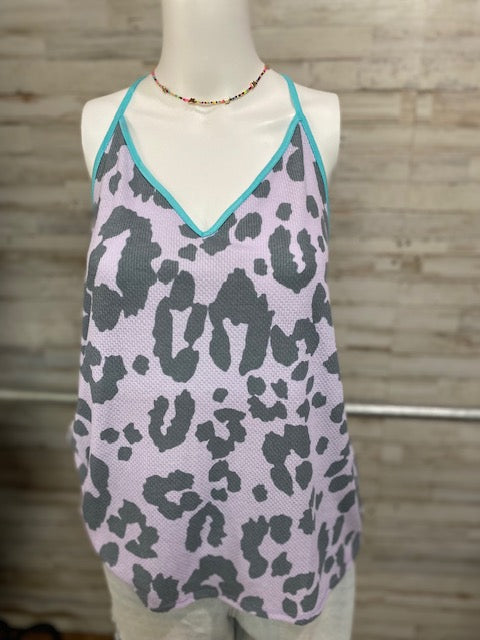 Sale Purple Leopard Tank