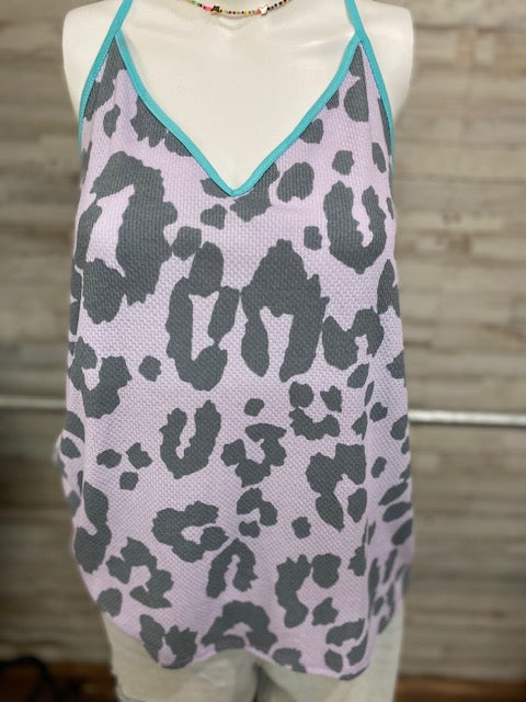 Sale Purple Leopard Tank