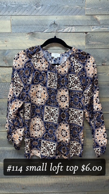 #114 SMALL LOFT TOP