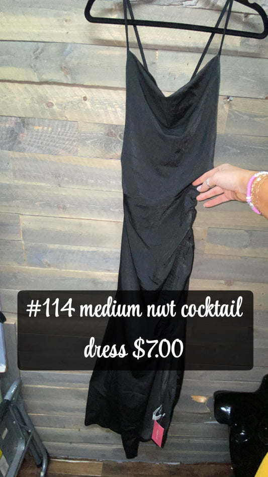#114 MEDIUM NWT COCKTAIL DRESS