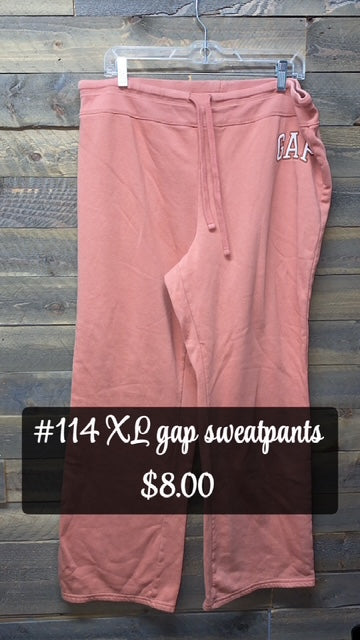 #114 XL GAP SWEATPANTS