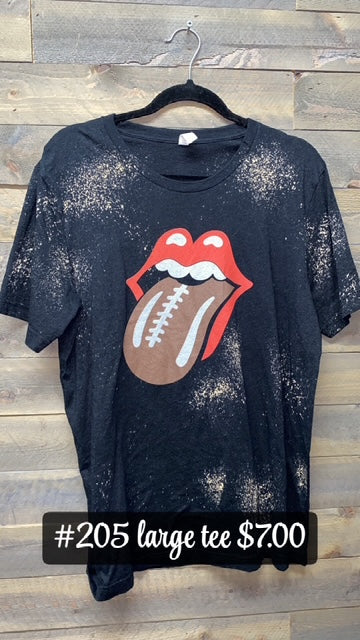 #205 LARGE FOOTBALL ROLLING STONES