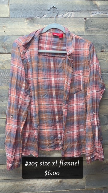 #205 XL Flannel
