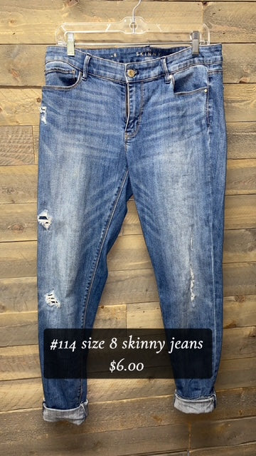 #114 Size 8 Skinny Jeans
