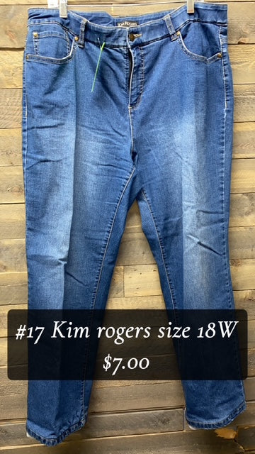#17 KIM ROGERS SIZE 18W