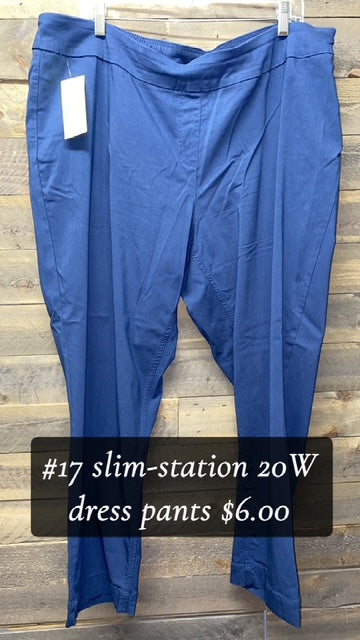 #17 SLIM-STATION 20W DRESS PANTS