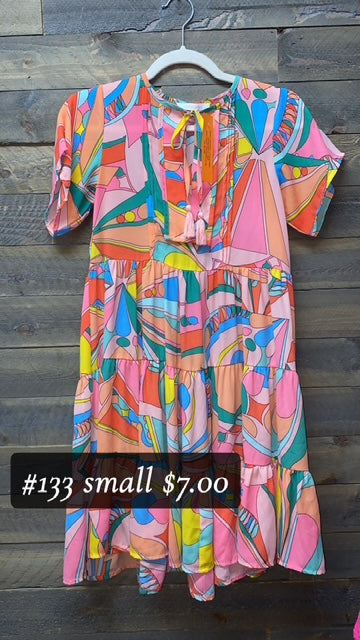 #133 SMALL COLORFUL DRESS