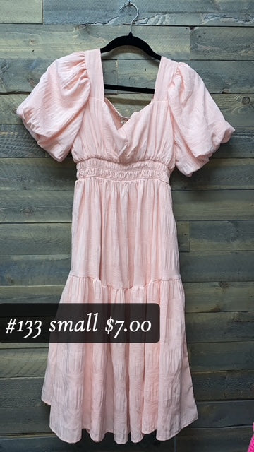 #133 SMALL LIGHT PINK DRESS