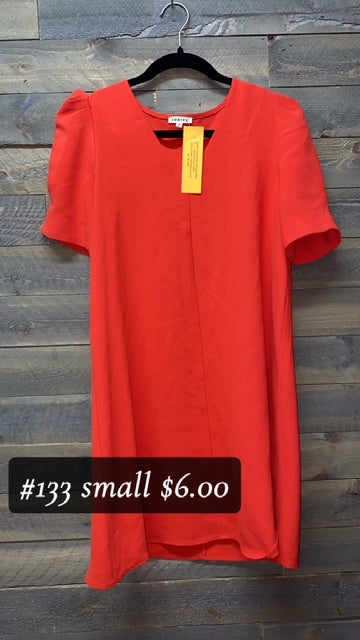 #133 SMALL RED DRESS