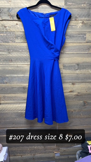 #207 BLUE DRESS SIZE 8