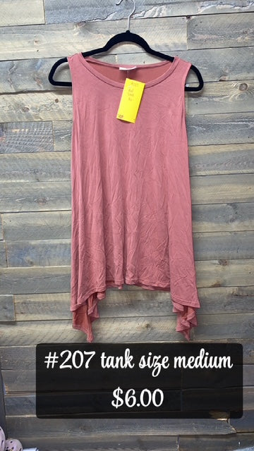 #207 MEDIUM DARK MAUVE TANK
