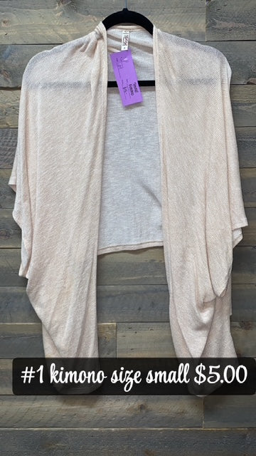 #1 SMALL TAUPE KIMNO