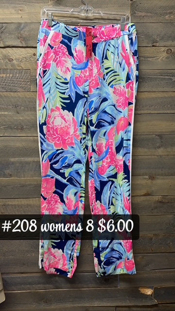 #208 WOMENS 8 LILLY PULTIZER