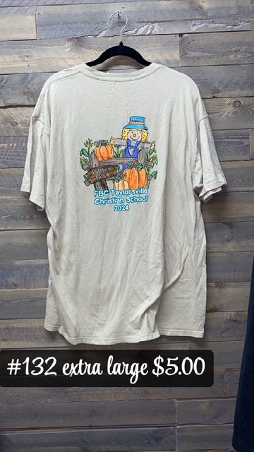 #132 PUMPKIN PATCH TEE XL