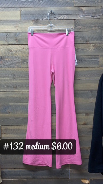 #1 MEDIUM AVIA PINK YOGA PANTS