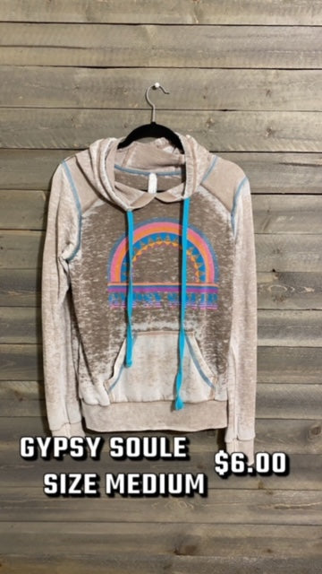 #91 GYPSY SOULE HOODIE MED 1/24