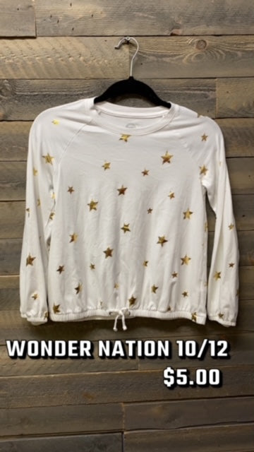 #25 WONDER NATION 10/12 STARS JAN