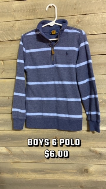 #77 POLO HALF ZIP 6 JAN