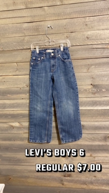 #77 LEVIS BOYS 6REG JAN