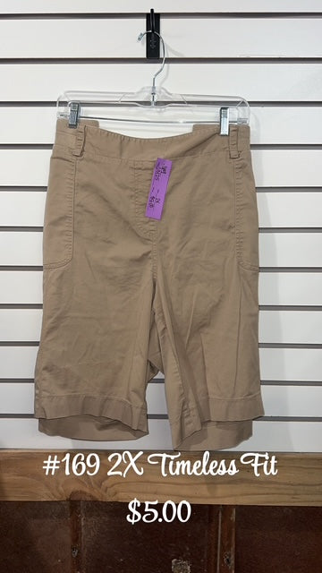 #169 2x Timeless Fit Shorts