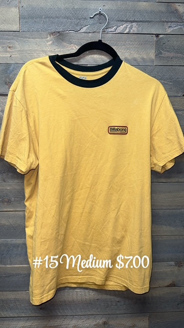 #15 Medium Yellow T-shirt