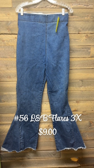 #56 3x Bell Bottoms