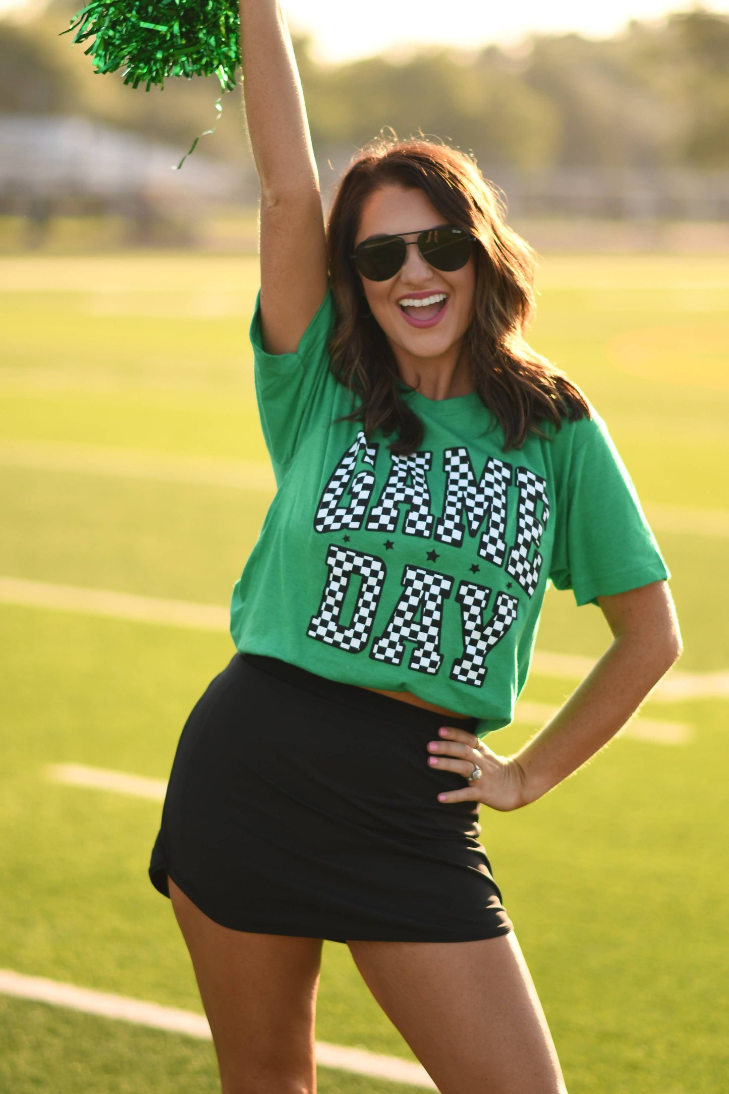 Green Game Day Tee