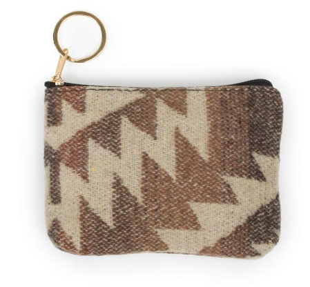 Aztec Brown Coin Pouch