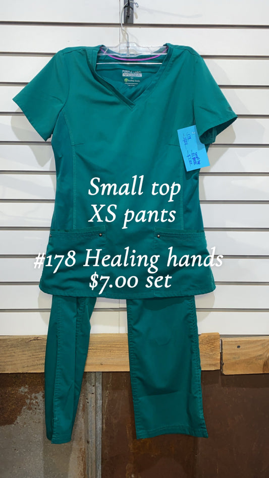 #178 Small Top/XS Pants Set Healing Hands