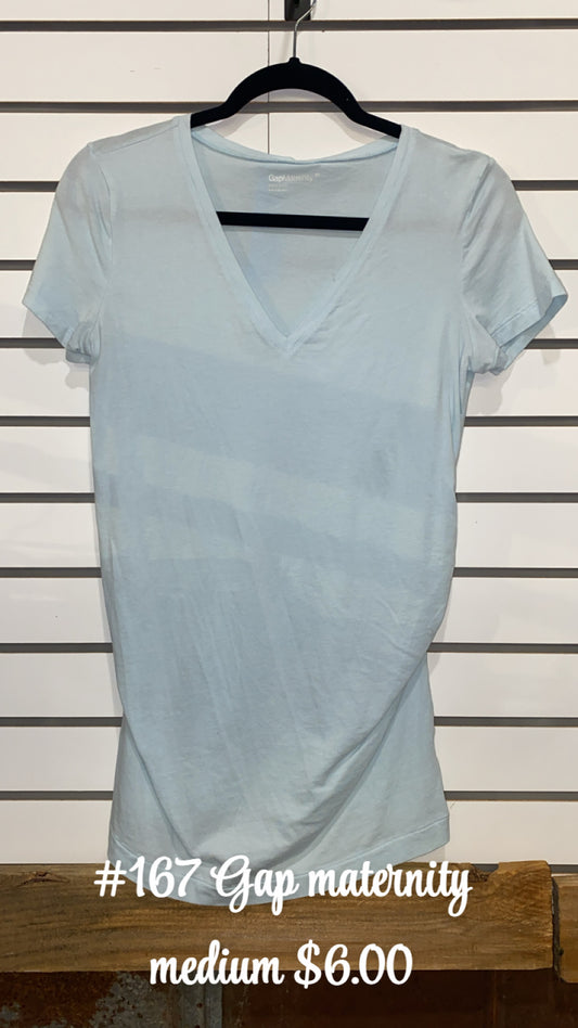 #167 MEDIUM MATERNITY GAP TEE