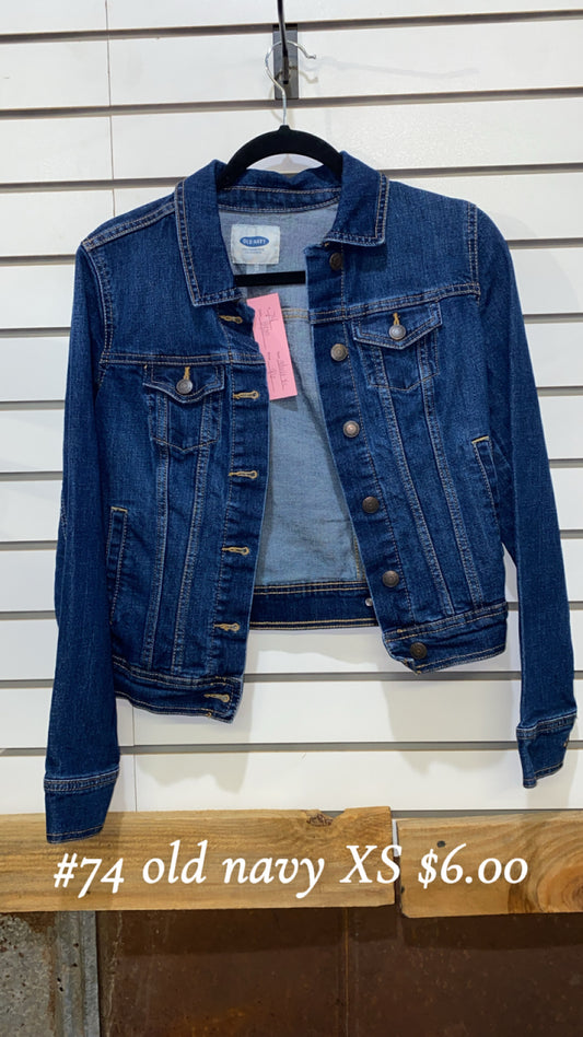 #74 Old Navy XS Denim Jacket