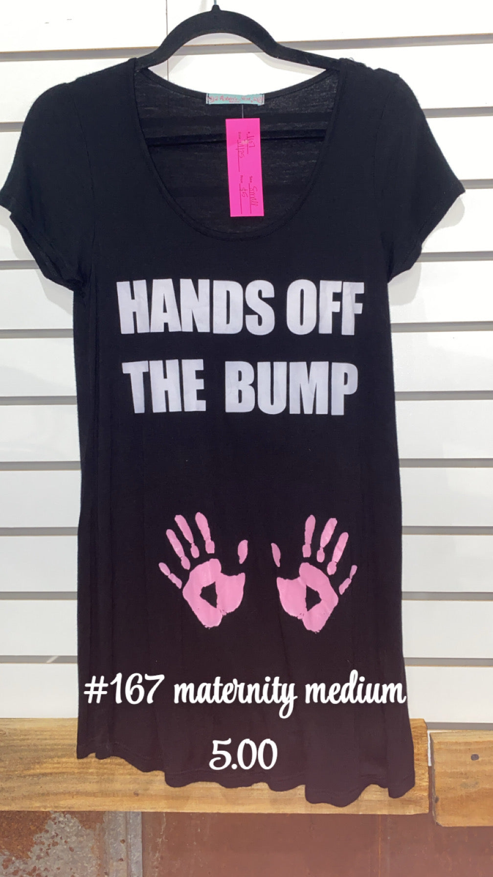 #167 MED MATERNITY TEE