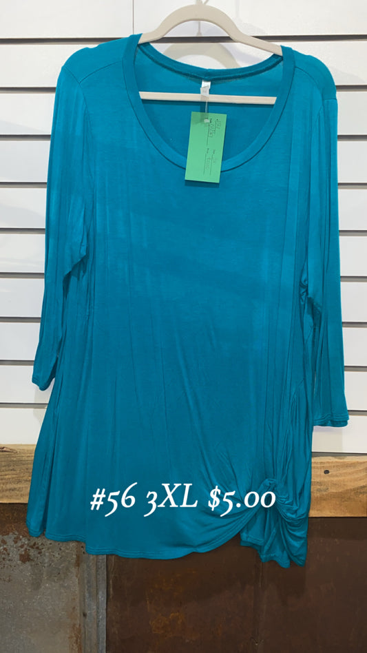 #56 3XL Light Blue Tunic