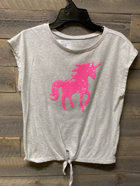 #25 girls 10/12 unicorn shirt