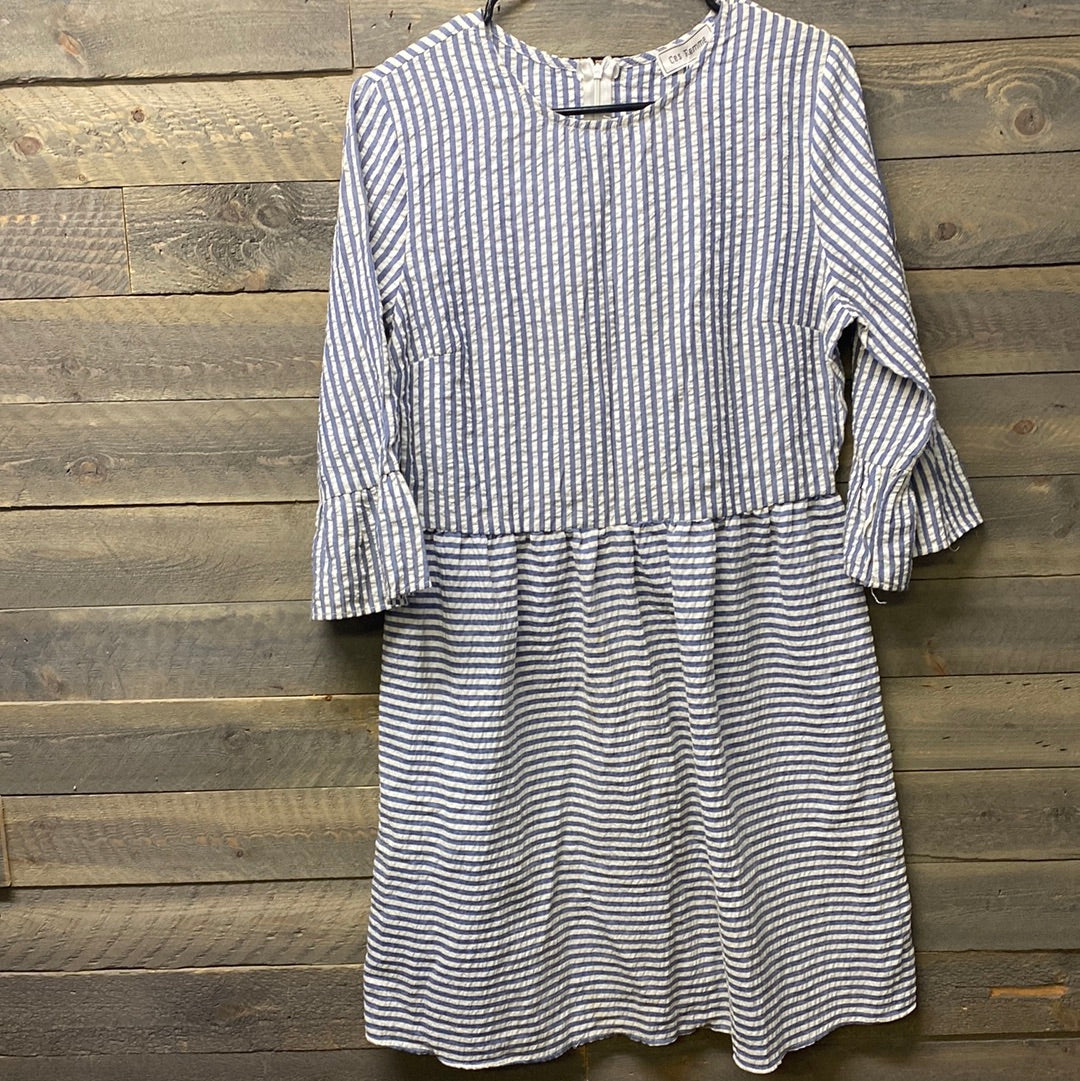 #151 large striped dress