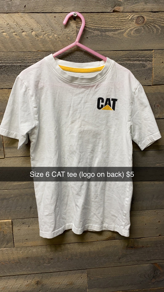 #139 CAT Tee Size 6