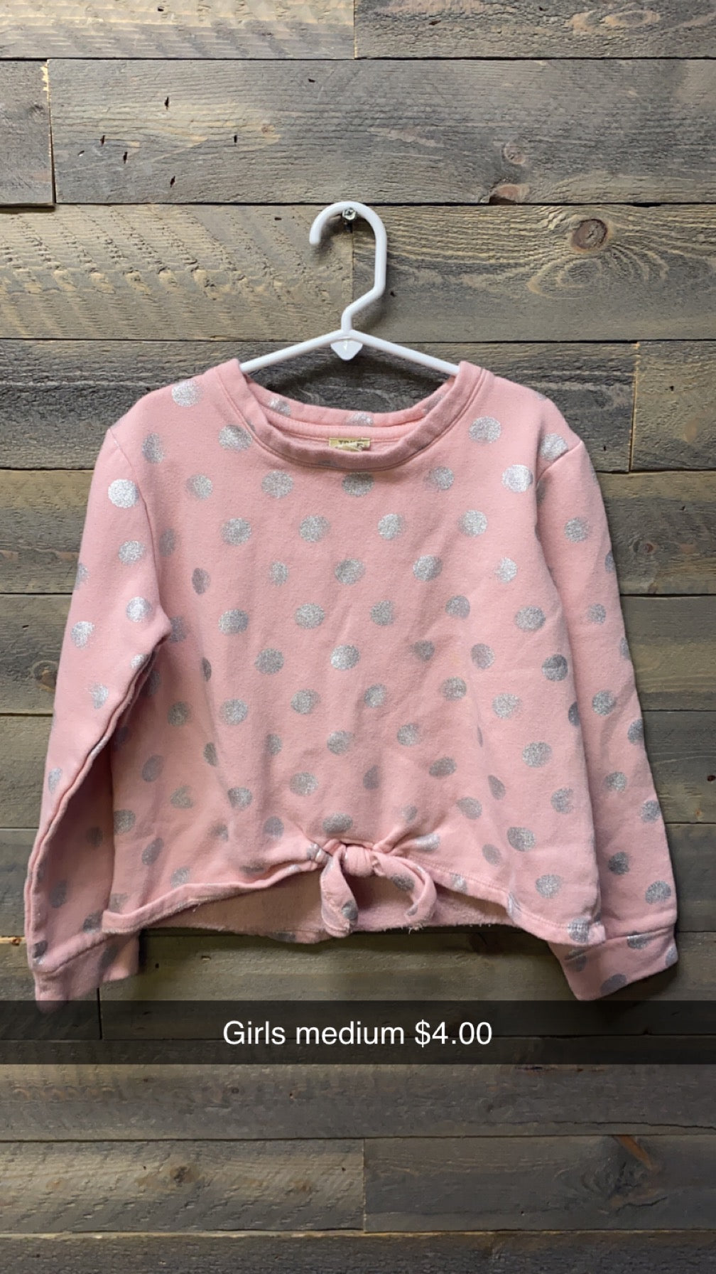 #155 girls medium sweatshirt