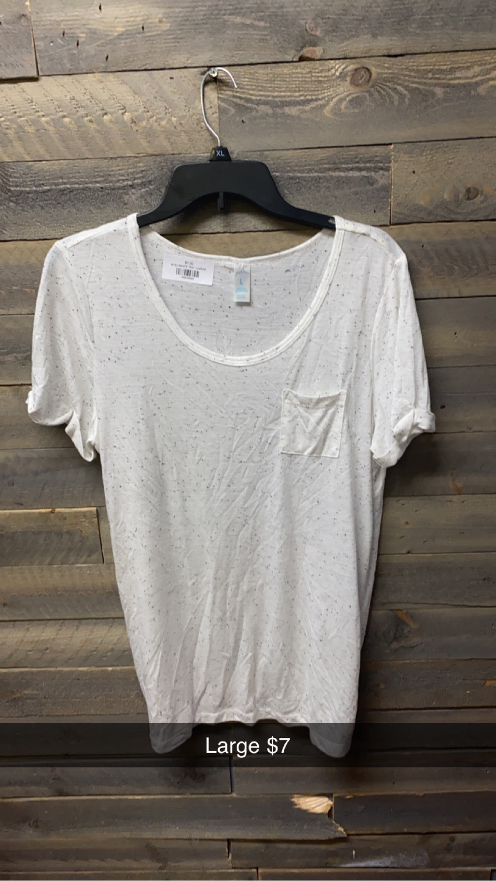 #153 WHITE TEE