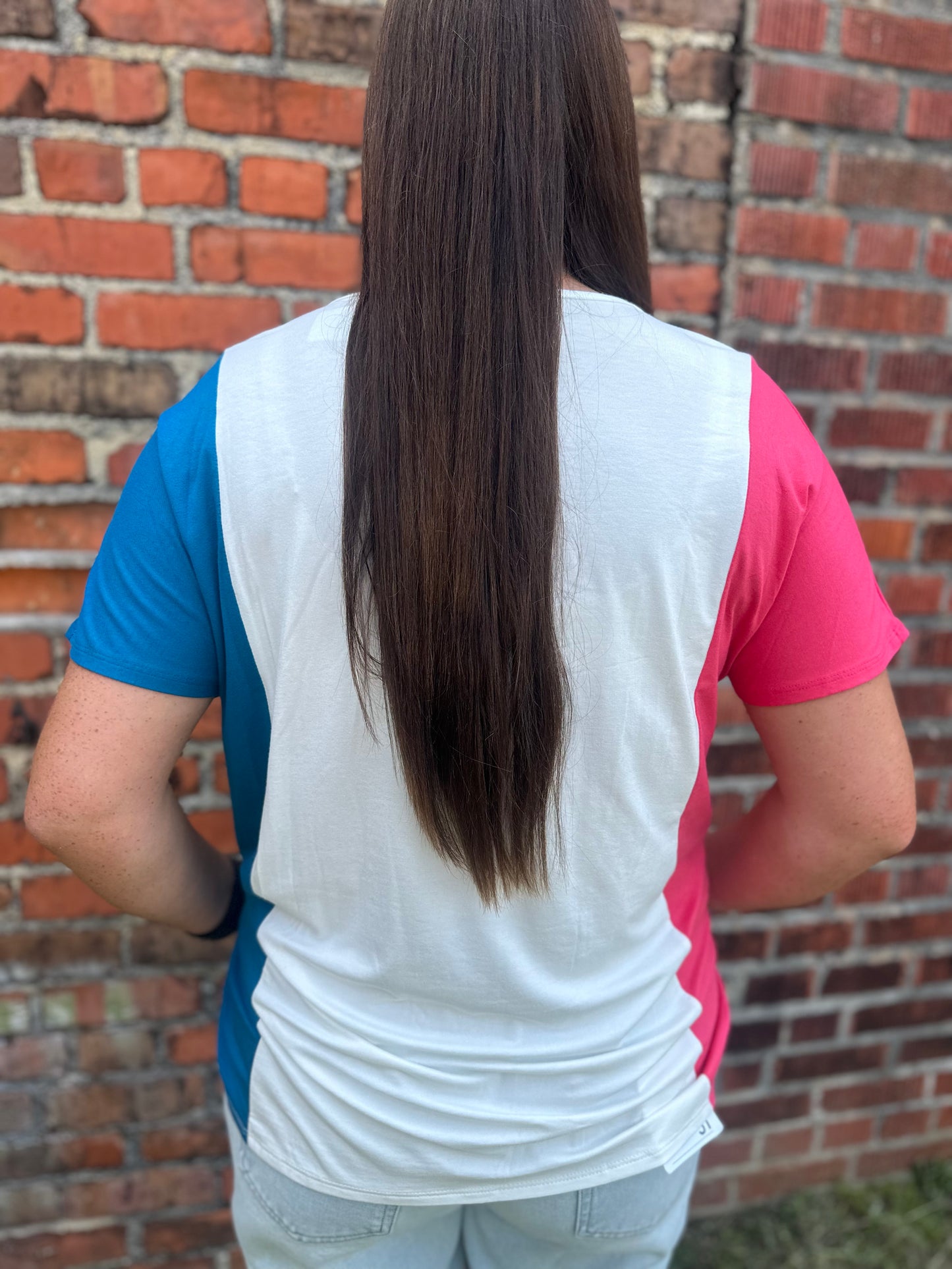 SOLID COLOR BLOCK TOP