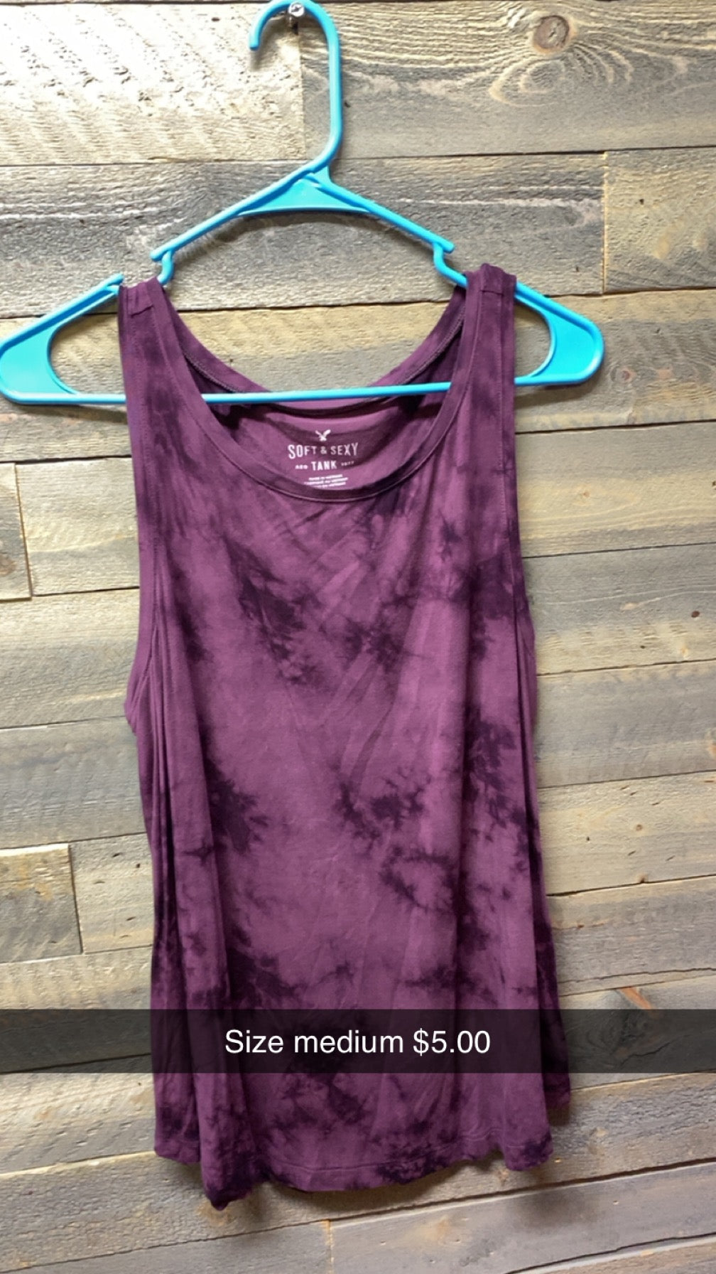 #156 size medium purple tie dye