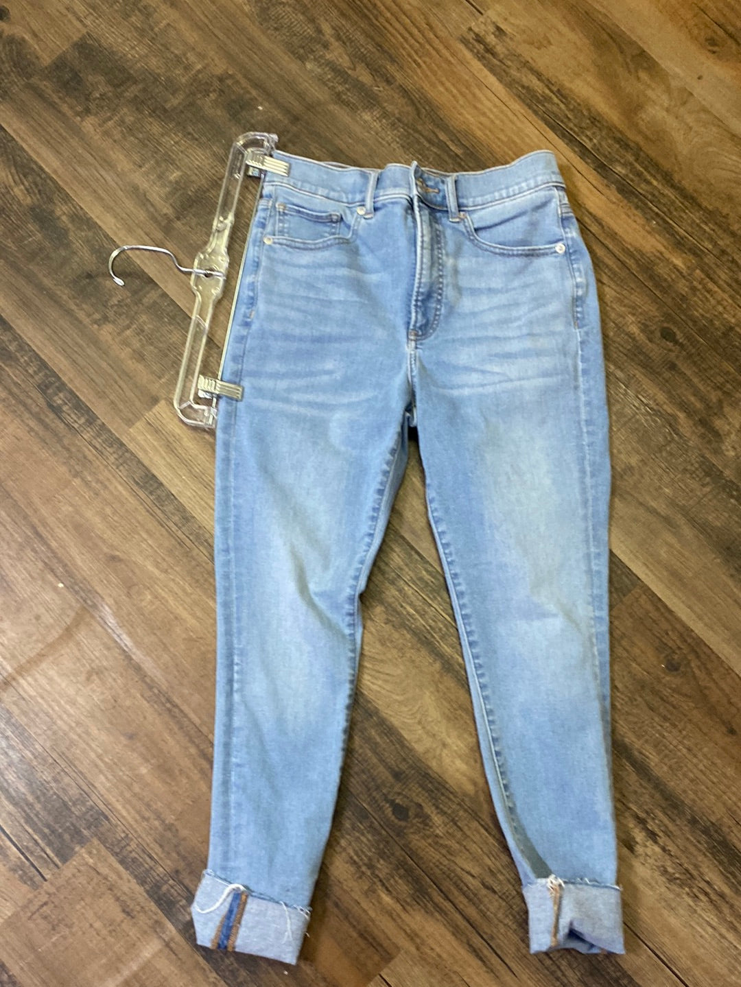 #154 Express 4R Lightwash Skinnies