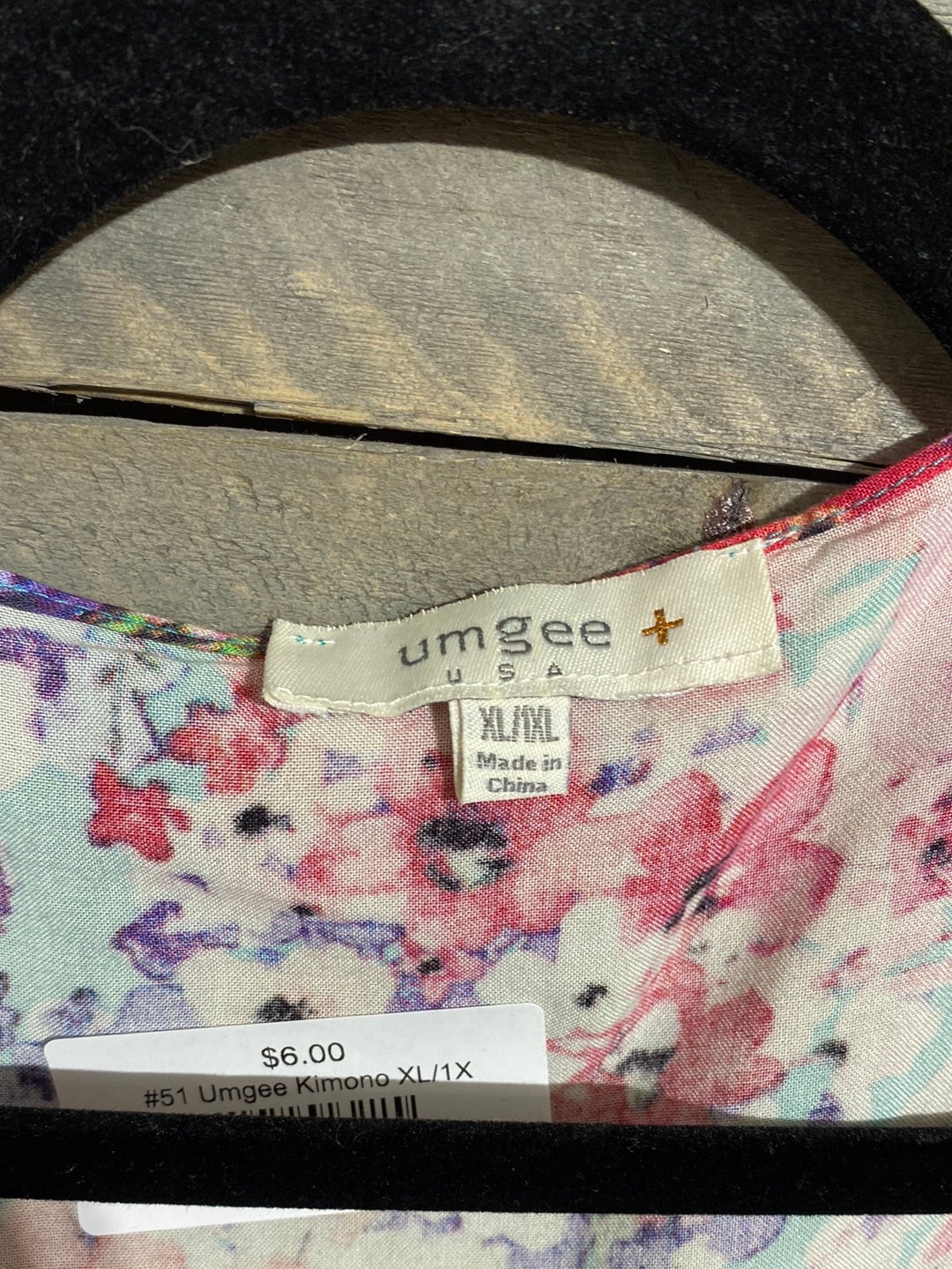 #51 Umgee Kimono XL/1X