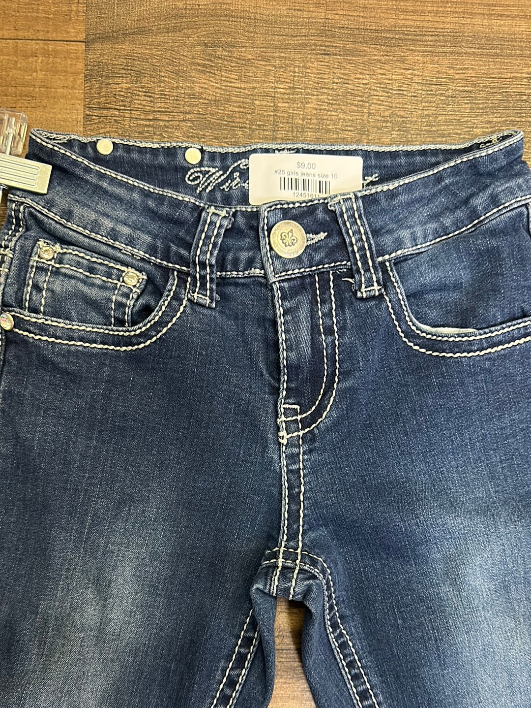 #25 girls jeans size 10