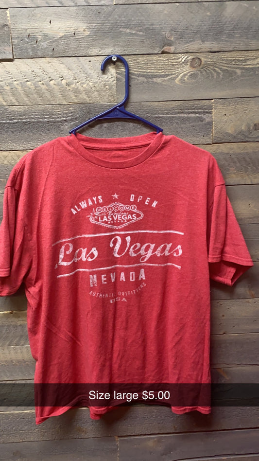 #156 Las Vegas shirts size large