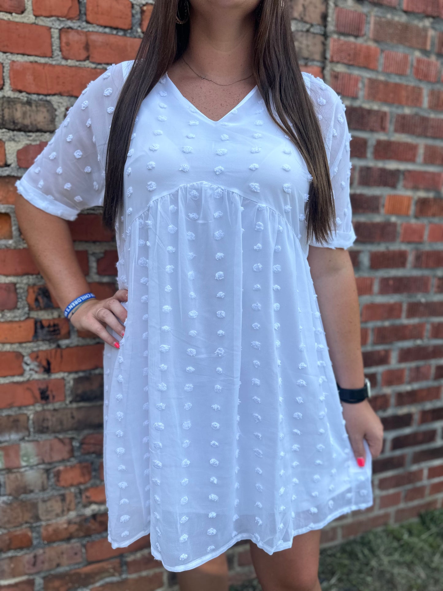 Minky Dot Dress